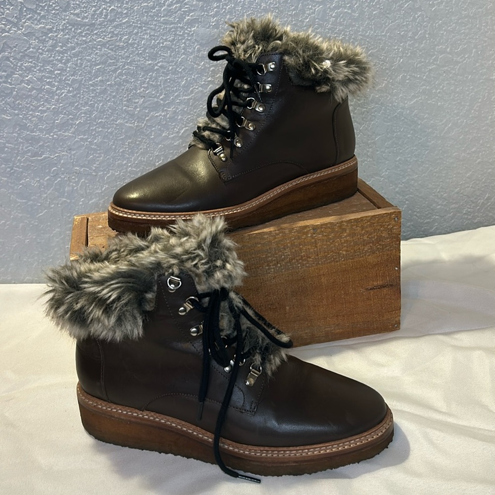 Botkier New York winter leather ankle boots